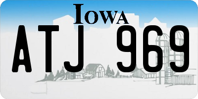 IA license plate ATJ969