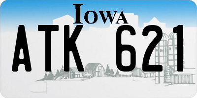 IA license plate ATK621