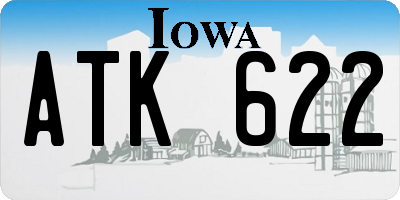 IA license plate ATK622