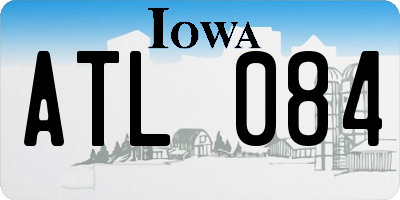 IA license plate ATL084