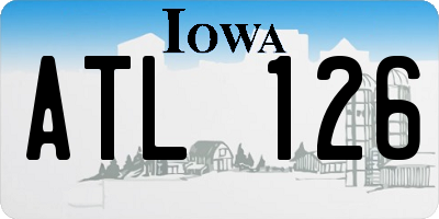 IA license plate ATL126