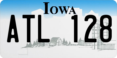 IA license plate ATL128
