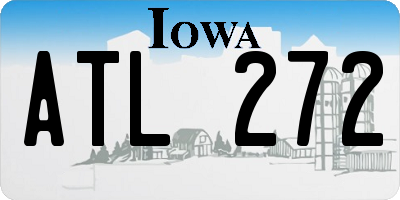 IA license plate ATL272