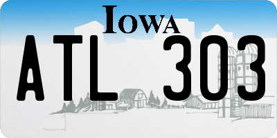 IA license plate ATL303