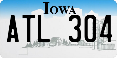 IA license plate ATL304