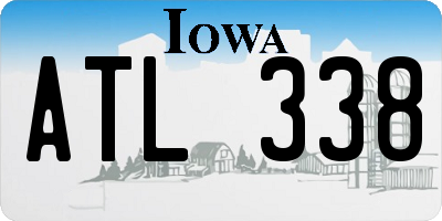 IA license plate ATL338