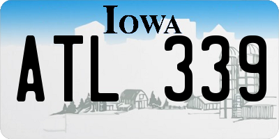IA license plate ATL339