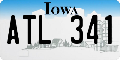 IA license plate ATL341
