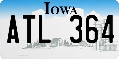IA license plate ATL364