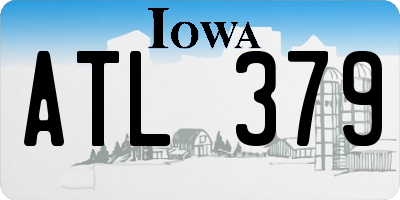 IA license plate ATL379