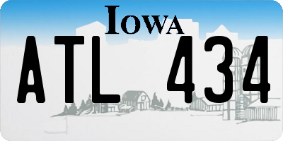 IA license plate ATL434
