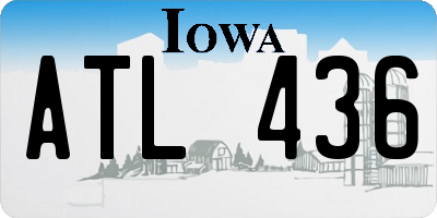 IA license plate ATL436