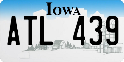 IA license plate ATL439