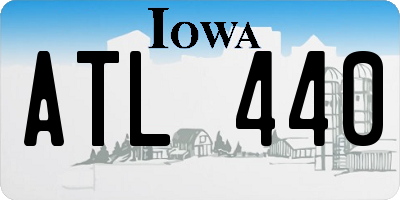 IA license plate ATL440