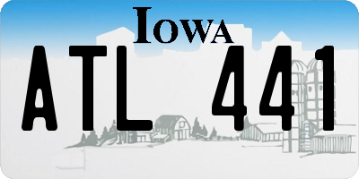 IA license plate ATL441