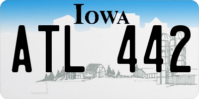 IA license plate ATL442