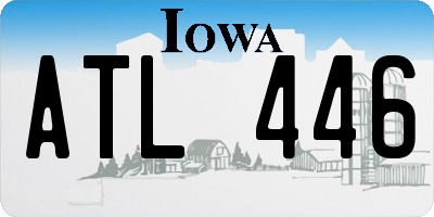 IA license plate ATL446