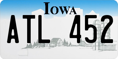 IA license plate ATL452