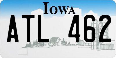 IA license plate ATL462