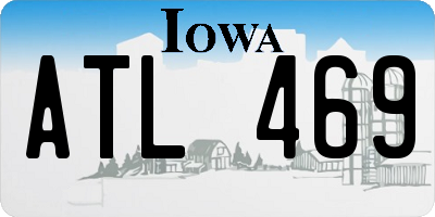 IA license plate ATL469