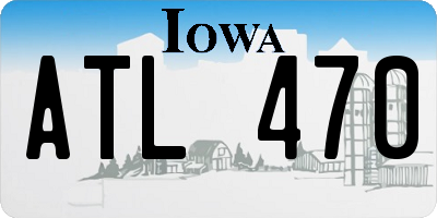 IA license plate ATL470