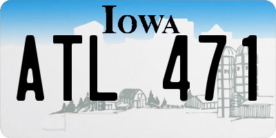 IA license plate ATL471