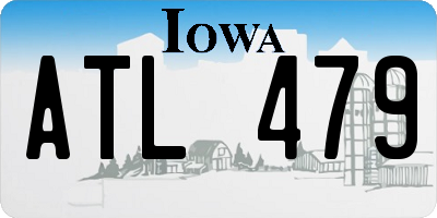IA license plate ATL479