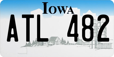 IA license plate ATL482