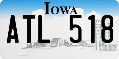 IA license plate ATL518