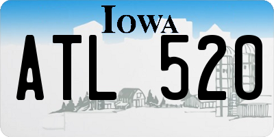 IA license plate ATL520
