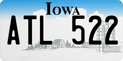 IA license plate ATL522
