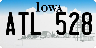 IA license plate ATL528