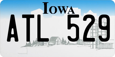 IA license plate ATL529