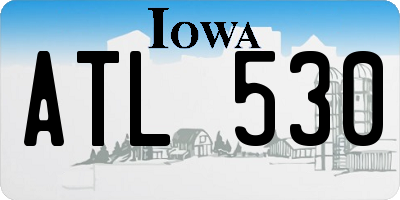 IA license plate ATL530