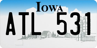IA license plate ATL531