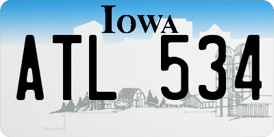 IA license plate ATL534