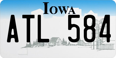 IA license plate ATL584