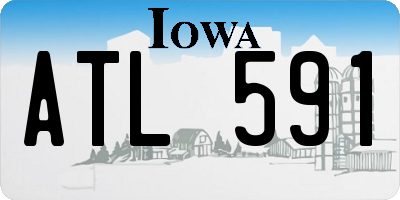 IA license plate ATL591
