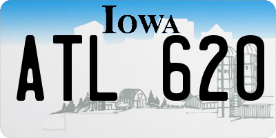 IA license plate ATL620