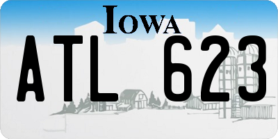 IA license plate ATL623