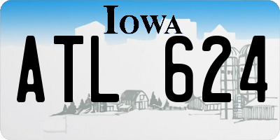 IA license plate ATL624