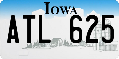 IA license plate ATL625