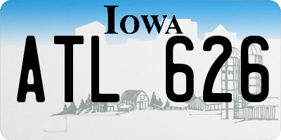IA license plate ATL626