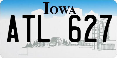 IA license plate ATL627