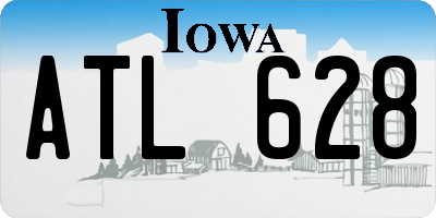 IA license plate ATL628
