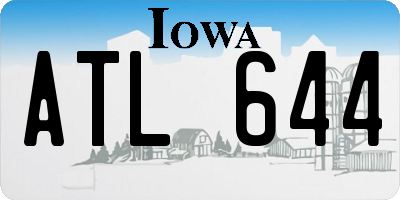 IA license plate ATL644