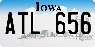 IA license plate ATL656