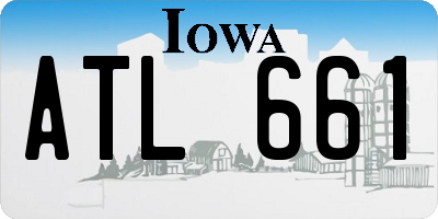 IA license plate ATL661