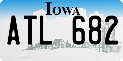IA license plate ATL682