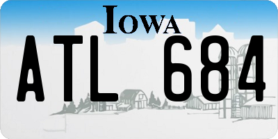 IA license plate ATL684